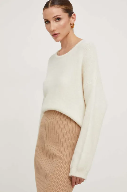λευκό Μάλλινο πουλόβερ Answear Lab Γυναικεία