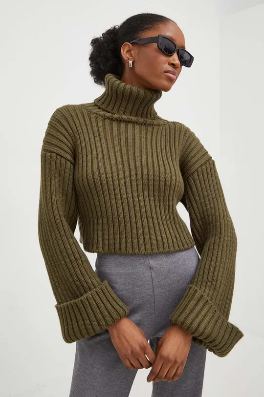 zöld Answear Lab pulóver Női