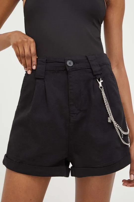 crna Kratke hlače Answear Lab Ženski