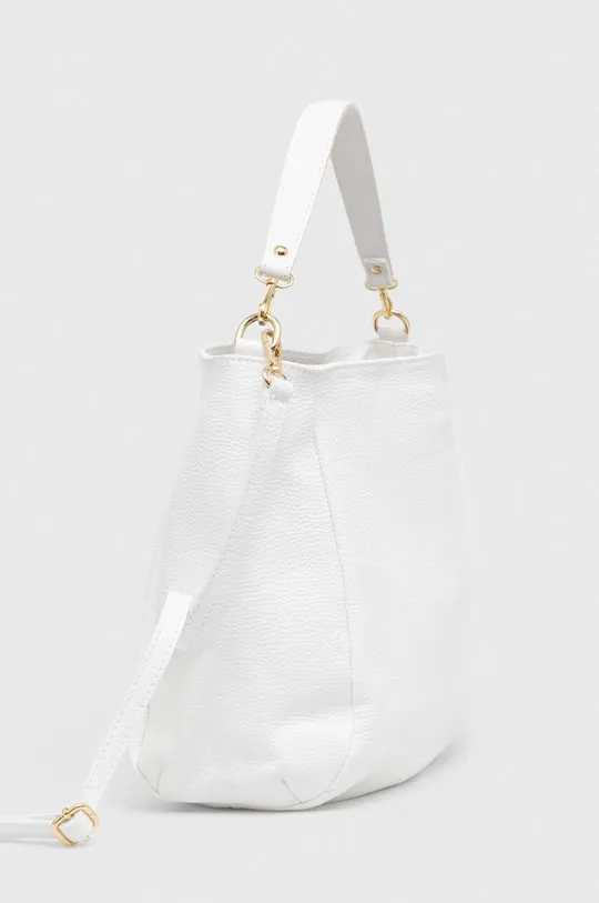 Δερμάτινη τσάντα Answear Lab λευκό