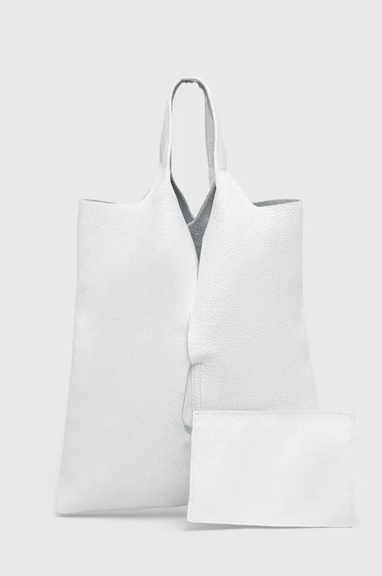 білий Шкіряна сумочка Answear Lab Жіночий