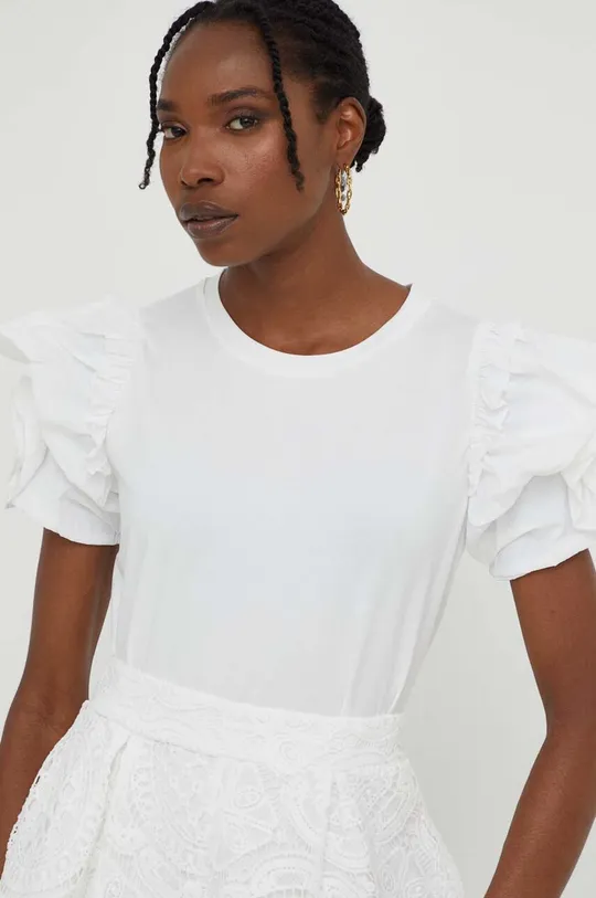 λευκό Μπλουζάκι Answear Lab X limited collection BE SHERO