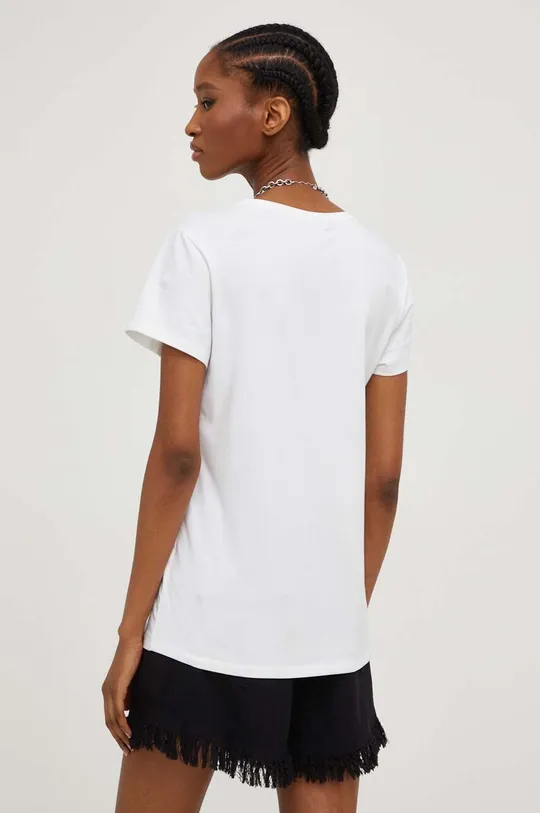 Answear Lab t-shirt X kolekcja limitowana BE SHERO 97 % Bawełna, 3 % Elastan