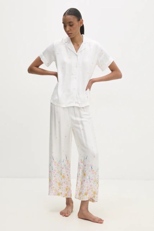 Answear Lab pijama set alb 723.CMS