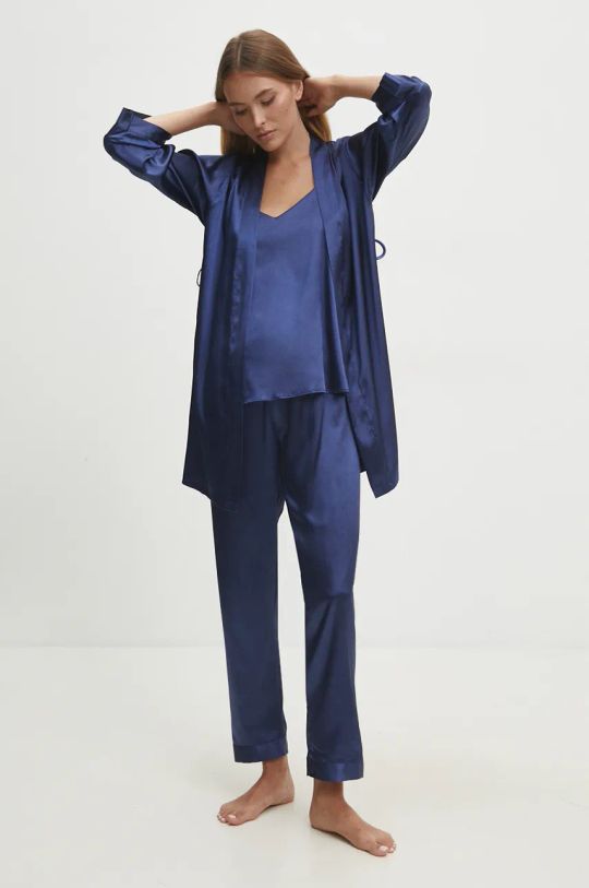 Answear Lab compleu pijama set bleumarin 118x.FKK