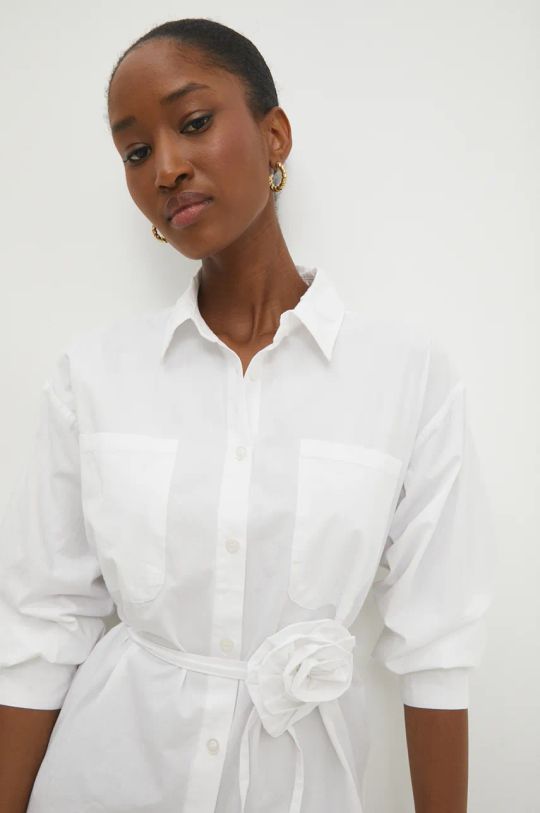 Answear Lab camicia in cotone 1586.TMS bianco