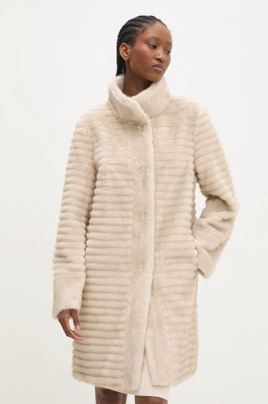 Answear Lab cappotto br005.ilk beige WZ24