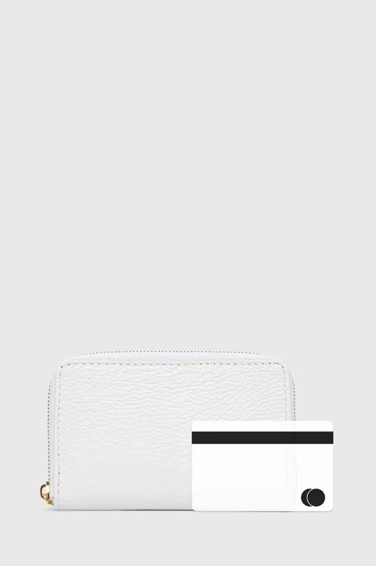 biela Kožená peňaženka Answear Lab