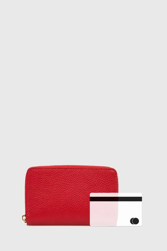 rdeča Usnjena denarnica Answear Lab