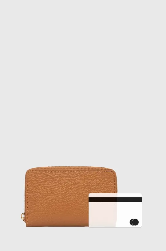 коричневий Шкіряний гаманець Answear Lab