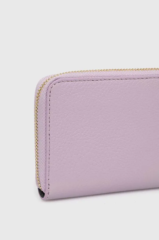 Шкіряний гаманець Answear Lab фіолетовий