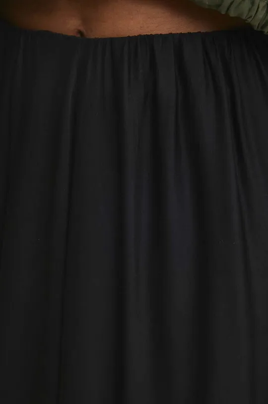 μαύρο Μεταξωτή φούστα Answear Lab