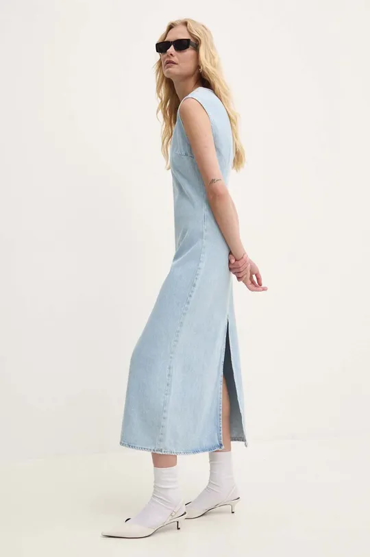 Джинсова сукня Answear Lab casual блакитний 90537.TMS