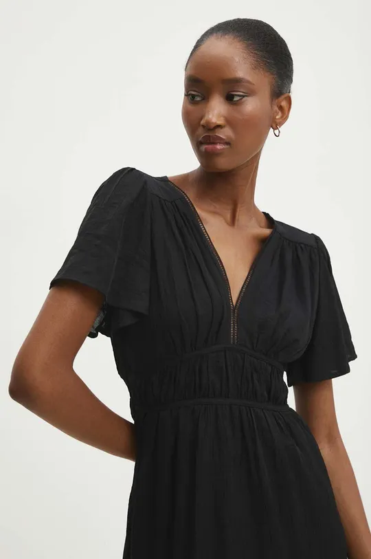 Хлопковое платье Answear Lab чёрный 4211.fh