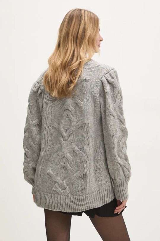 Îmbrăcăminte Answear Lab cardigan de lana 21169.ILK gri