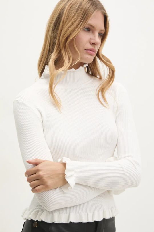 Answear Lab sweter pozostałe biały ms3156.ILK