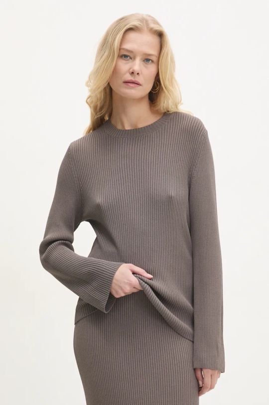 Answear Lab sweter pozostałe brązowy 90439.sw.ilk