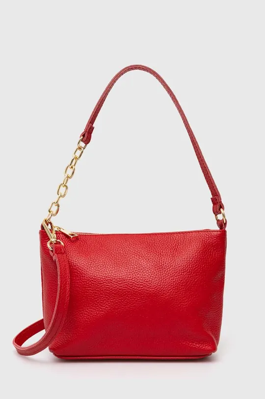 rdeča Usnjena torbica Answear Lab Ženski