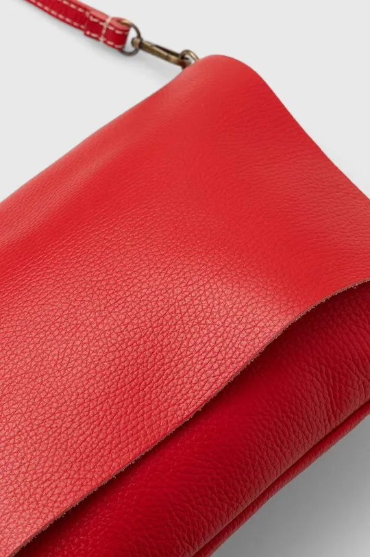 crvena Kožna pismo torbica Answear Lab