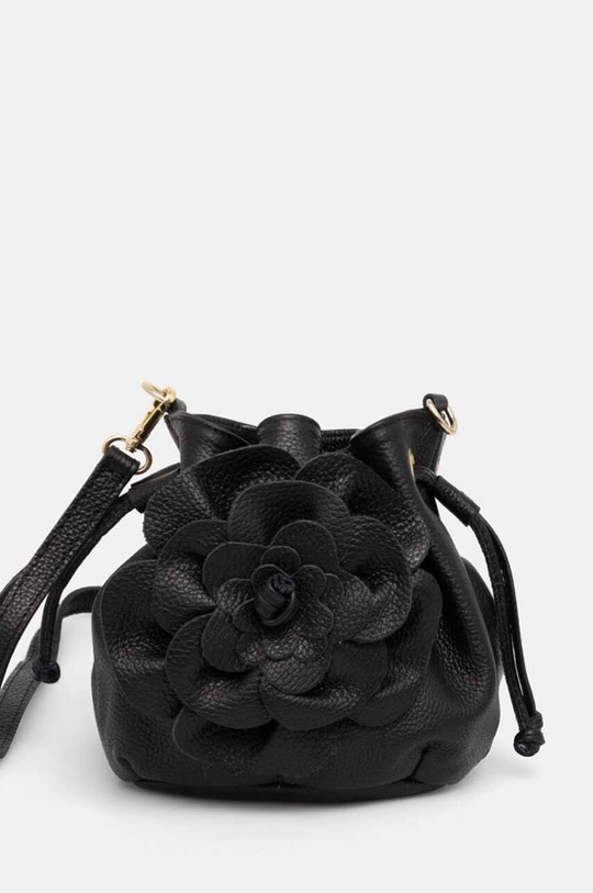 Answear Lab borsetta pelle fiore nero 245920.HLK