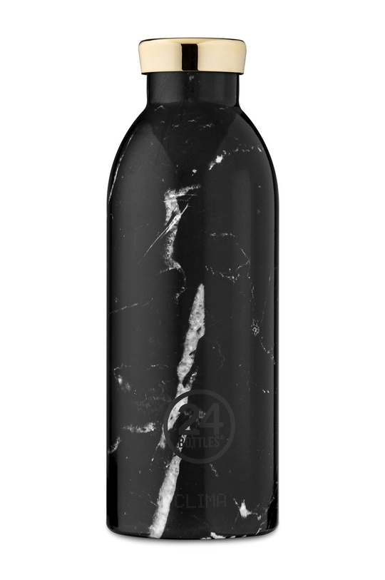 crna 24bottles - Termos boca Clima Black Marble 500ml Ženski