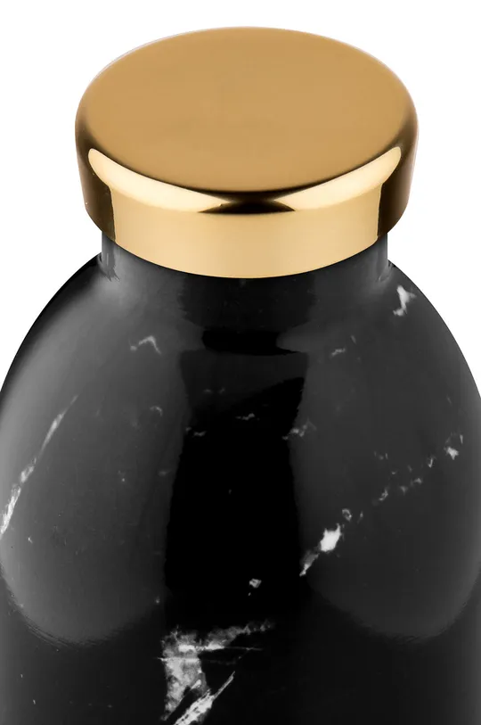 24bottles - Termo fľaša Clima Black Marble 500ml čierna