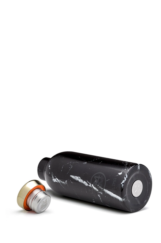 24bottles - Θερμικό μπουκάλι Clima Black Marble 500ml  Ανοξείδωτο ατσάλι