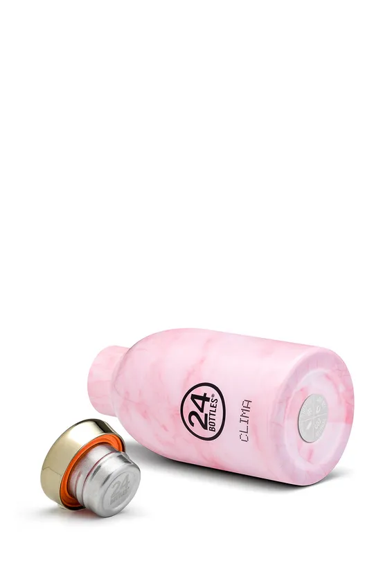 24bottles - Termo fľaša Clima Pink Marble 330ml  Nerezová oceľ