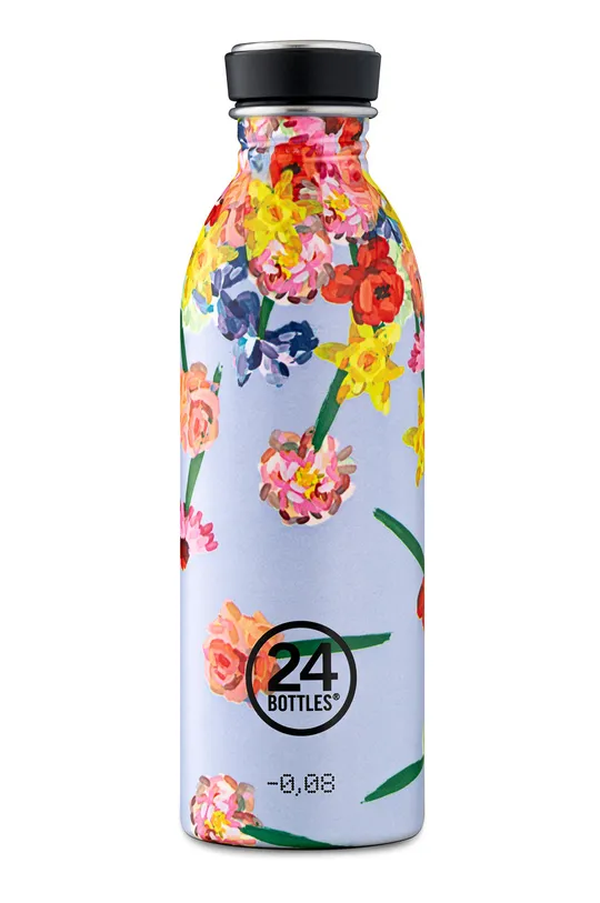 niebieski 24bottles butelka Urban Bottle Flowerfall 500ml Damski