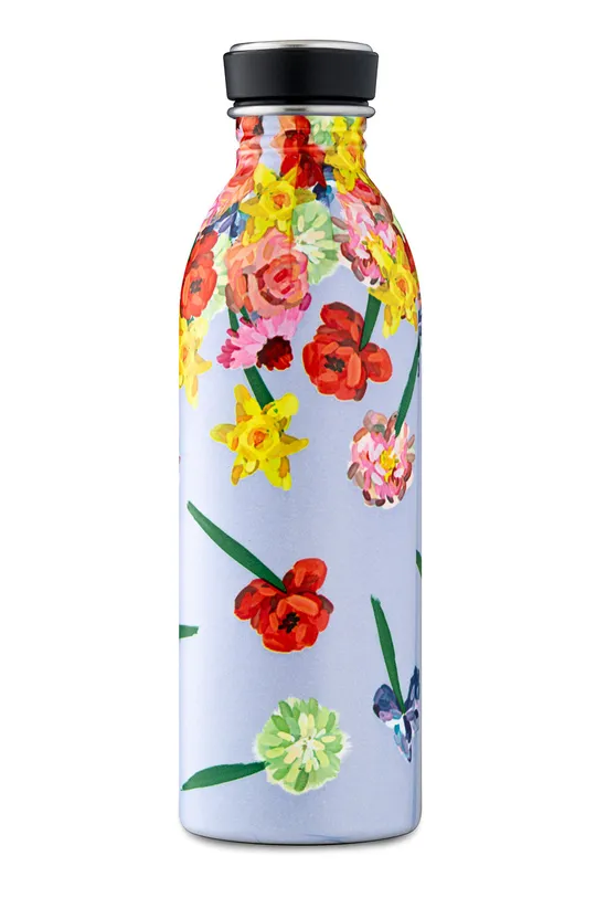 24bottles - Fľaša Urban Bottle Flowerfall 500ml modrá