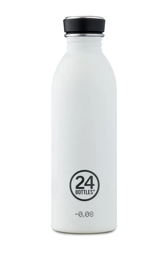 bílá Láhev 24bottles Urban Bottle Ice White 500ml Dámský