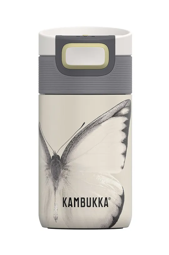 beżowy Kambukka kubek termiczny Etna 300ml Yellow Butterfly Damski