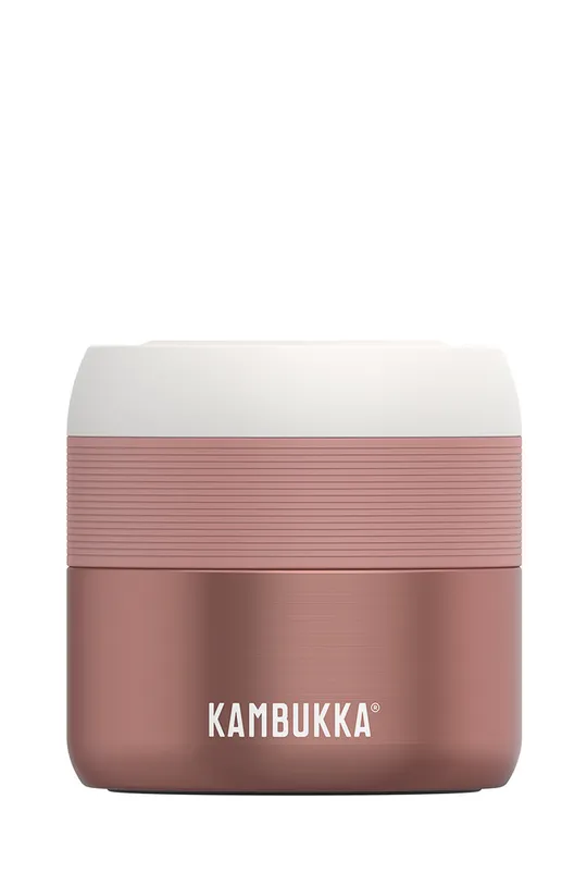 czerwony Kambukka - Termos obiadowy Bora 400ml Misty Rose Damski