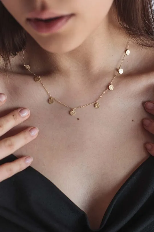 Ania Kruk aranyozott ezüst nyaklánc Cosmo arany