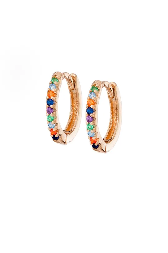 χρυσαφί Ασημένια επιχρυσωμένα σκουλαρίκια Ania Kruk Sugar Γυναικεία