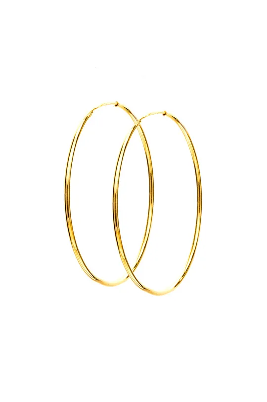 χρυσαφί Ασημένια επιχρυσωμένα σκουλαρίκια Ania Kruk Trendy Γυναικεία