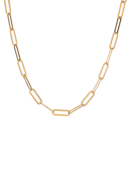 zlatna Srebrna ogrlica prevučena zlatom ANIA KRUK Trendy Ženski