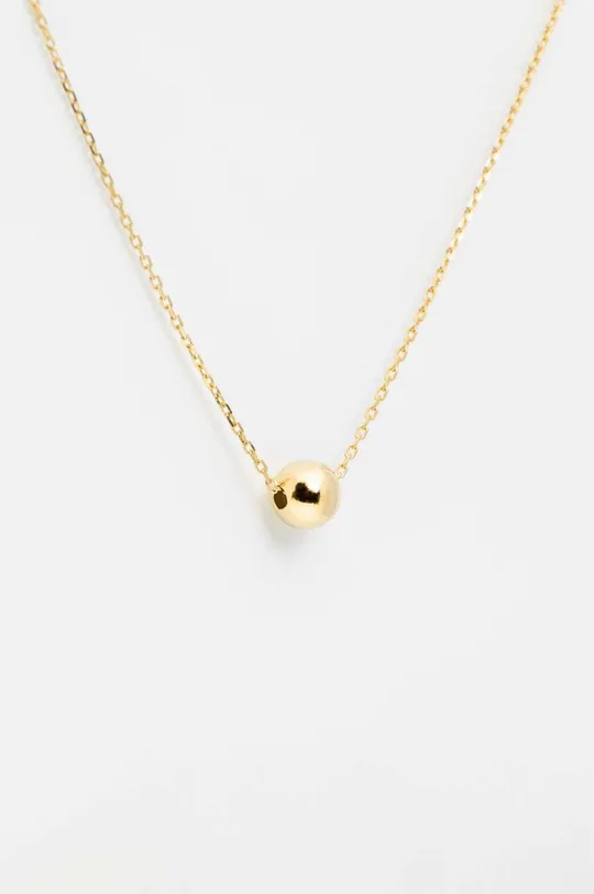 Strieborný pozlátený náhrdelník ANIA KRUK Oval zlatá