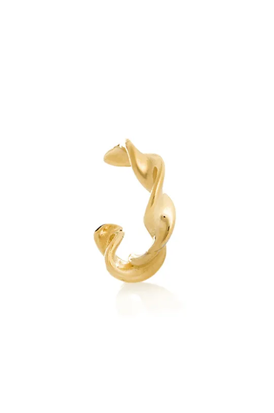 zlata Uhan za zgornji del ušesa iz srebra ANIA KRUK Rock It Ženski