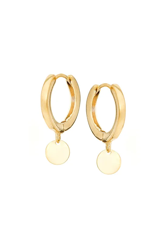 χρυσαφί Ασημένια επιχρυσωμένα σκουλαρίκια ANIA KRUK Cosmo Γυναικεία