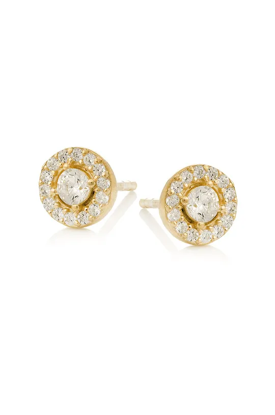 χρυσαφί Ασημένια επιχρυσωμένα σκουλαρίκια ANIA KRUK Glamour Γυναικεία