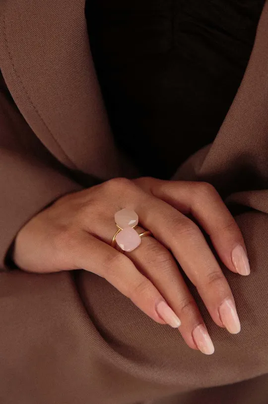 Δαχτυλίδι από επιχρυσωμένο ασήμι ANIA KRUK Venus χρυσαφί