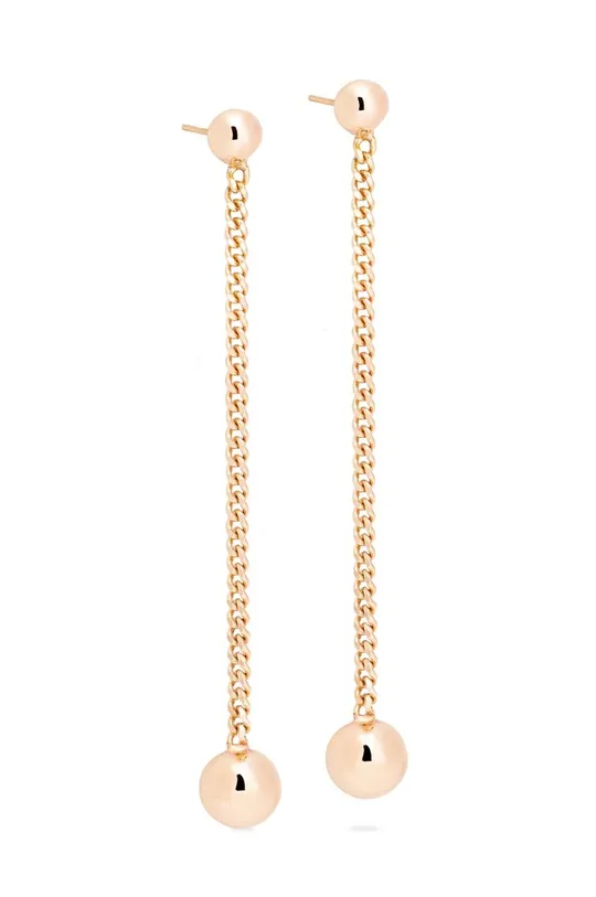χρυσαφί Ασημένια επιχρυσωμένα σκουλαρίκια ANIA KRUK COSMO Γυναικεία