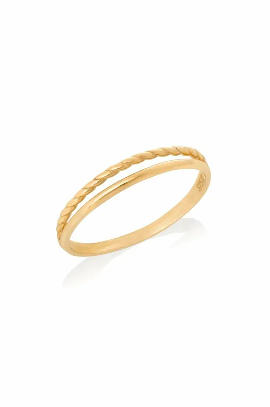 χρυσαφί Χρυσό δαχτυλίδι ANIA KRUK SOFT Γυναικεία