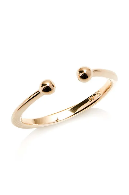 золотий Срібний перстень з позолотою ANIA KRUK OVAL Жіночий