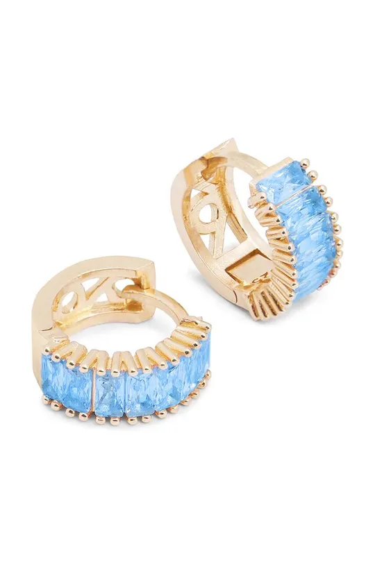 χρυσαφί Ασημένια επιχρυσωμένα σκουλαρίκια ANIA KRUK SUGAR Γυναικεία