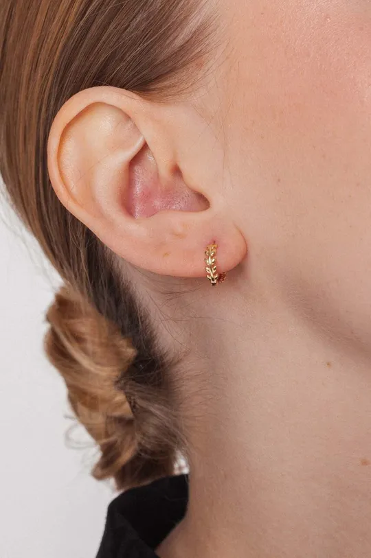 Επιχρυσωμένο ασημένιο σκουλαρίκι ANIA KRUK Believe χρυσαφί