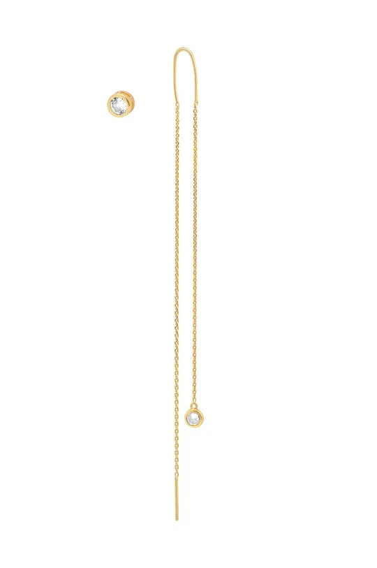 золотий Позолочені сережки ANIA KRUK GLAMOUR Жіночий