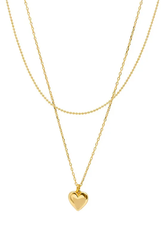 zlatna Srebrna ogrlica prevučena zlatom ANIA KRUK ROMANTICA Ženski