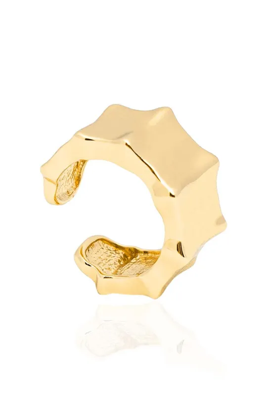 zlata Uhan za zgornji del ušesa iz srebra prevlečenega z zlatom ANIA KRUK TRENDY Ženski